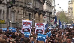 Colère des étudiants hongrois:une université menacée par une loi