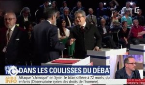 C à vous : Jean-Luc Mélenchon se moque de François Fillon