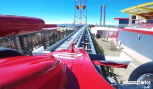 Un petit tour sur le manège Ferrari de PortAventura, en POV... Red Force FERRARI LAND