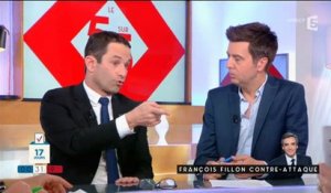Benoit Hamon réagit après l'enfarinage de François Fillon à Strasbourg - Vidéo