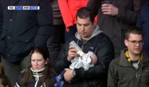 On peut etre fan de foot et bon papa... La preuve