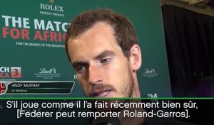 Roland-Garros - Murray : ''Federer peut l’emporter''