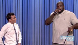 Shaquille O'Neal & Jimmy Fallon Perform a Lip-Sync Duet on 'The Tonight Show' | Billboard News