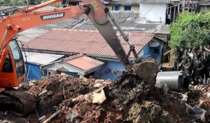 Sri Lanka : une montagne d'ordures s'effondre, dix morts dans un bidonville