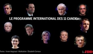 Le programme international des 11 candidats