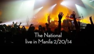 The National "Mr. November" and "Terrible Love" live in Manila