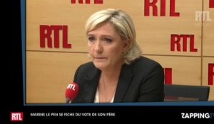 Marine Le Pen se moque du soutien de son père, Jean-Marie Le Pen