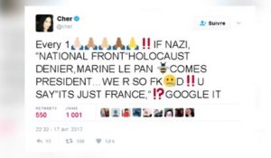 Marine Le Pen : Cher inquiète par la possible victoire de la candidate