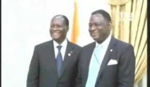 Le Président Alassane Ouattara a rencontré le Conseil National de Transition Lybien