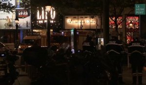 Les images après l'attaque sur les Champs-Elysées contre des policiers