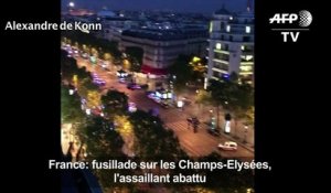 France: fusillade sur les Champs-Elysées, l'assaillant abattu