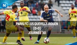 J30 : Paris FC - US Quevilly-Rouen (0-0), le résumé