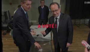 François Hollande a voté à Tulle