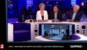 Election présidentielle 2017 : Yann Moix révèle dans ONPC qu'il ne votera pas (vidéo)