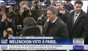 Jean-Luc Mélenchon a voté à Paris