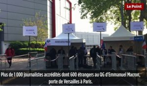 Plus de 1 000 journalistes accrédités au QG d'Emmanuel Macron