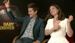 ANSEL ELGORT & LILY JAMES sing WHITNEY HOUSTON ! BABY DRIVER