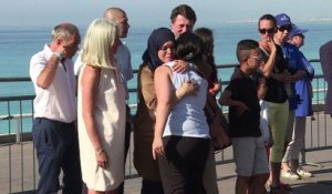Nice: hommage aux victimes de la promenade des Anglais