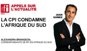 La CPI condamne l'Afrique du Sud