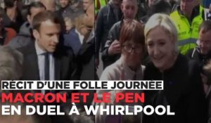 Duel à Whirlpool entre Macron et Le Pen