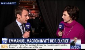 Whirlpool: "Je ne suis pas allé sur une camionnette en expliquant aux gens que j’allais changer leur avenir", lance Macron