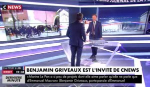 Benjamin Griveaux, porte-parole d'Emmanuel Macron, réagit aux manifestations lycéennes