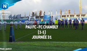 J31 : Pau FC - FC Chambly (1-1), le résumé