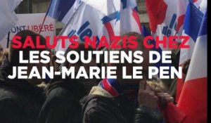 1er mai : Saluts nazis dans le rassemblement de soutien à Jean-Marie Le Pen