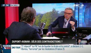 Brunet & Neumann : Nicolas Dupont-Aignan, un ralliement vivement critiqué - 01/05