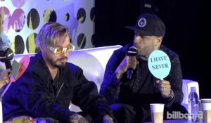 Watch Nicky Jam & J Balvin Play "Never Have I Ever" at Billboard Latin Conference 2017