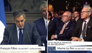 VIDÉO : Quand Marine Le Pen reprend un discours de François Fillon