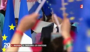 Présidentielle : Emmanuel Macron engrange les soutiens
