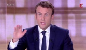 Poudre de perlimpinpin, saut de cabri, prêtresse de la peur : les expressions les plus surprenantes de Macron pendant le débat