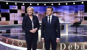 Apre débat et attaque en règle Le Pen-Macron à J-4