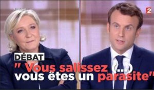 DEBAT. Macron à Le Pen : " Vous salissez [...] vous êtes un parasite"