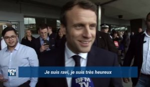Macron sur le soutien d’Obama : "Je suis très heureux. Il soutient l’essor européen, je m’en félicite"