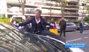 Jean-Luc Lemoine fait un car wash sexy !