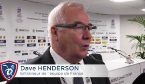Norvège-France, les réactions de Dave Henderson