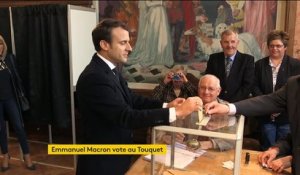 Présidentielle : Emmanuel Macron vote au Touquet, Marine Le Pen à Hénin-Beaumont