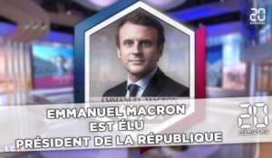 Emmanuel Macron est élu président de la République