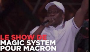 Magic System fait le show pour Macron