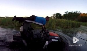 Conduire son 4x4 dans 1m d'eau sans se mouiller...