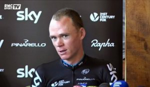 Chris Froome victime d’un accident