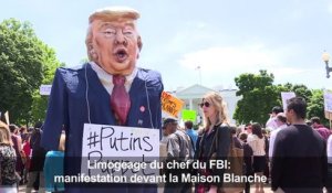 Limogeage du chef du FBI: Manifestation devant la Maison Blanche