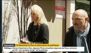 La lettre d'adieu de Marion Maréchal-Le Pen à ses électeurs publiée ce matin: "Voilà pourquoi je me retire de la vie pol