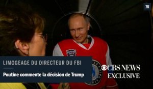 En tenue de Hockey, Poutine commente de limogeage du directeur du FBI