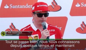 Ferrari - Räikkönen : ''Une saine concurrence avec Vettel''