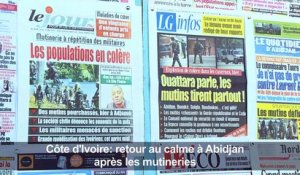 Cote d'Ivoire: situation calme à Abidjan après les mutineries