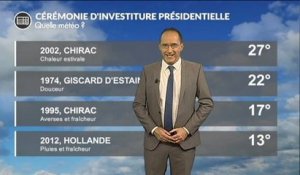 Quelle météo pour les investitures présidentielles ?