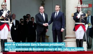 Retour sur la passation de pouvoir entre François Hollande et Emmanuel Macron